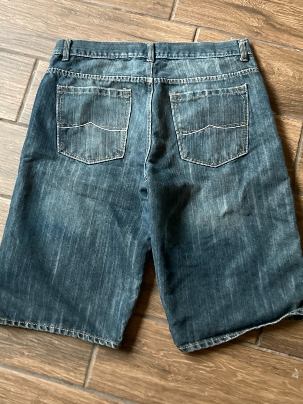 Navy Avirex Jorts